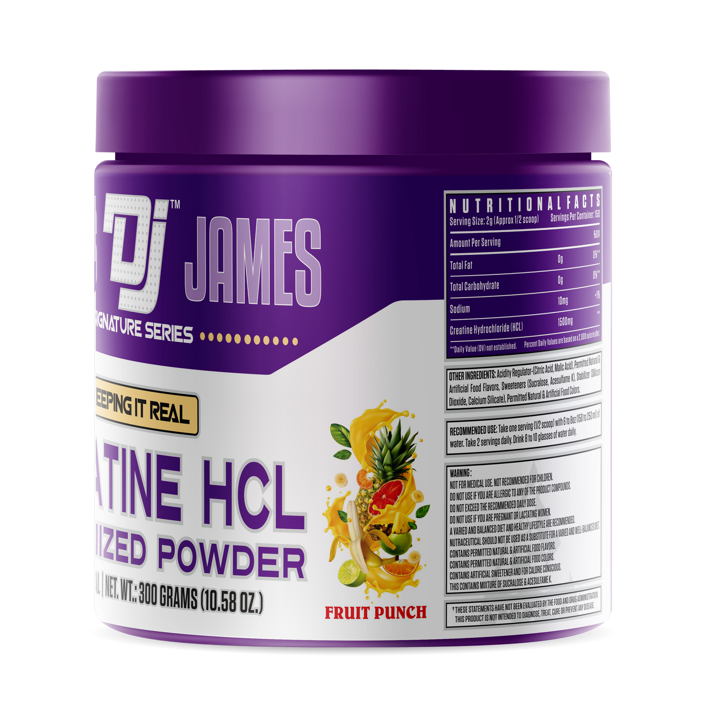 Dennis James Signature Series Creatine HCL Micronized Powder