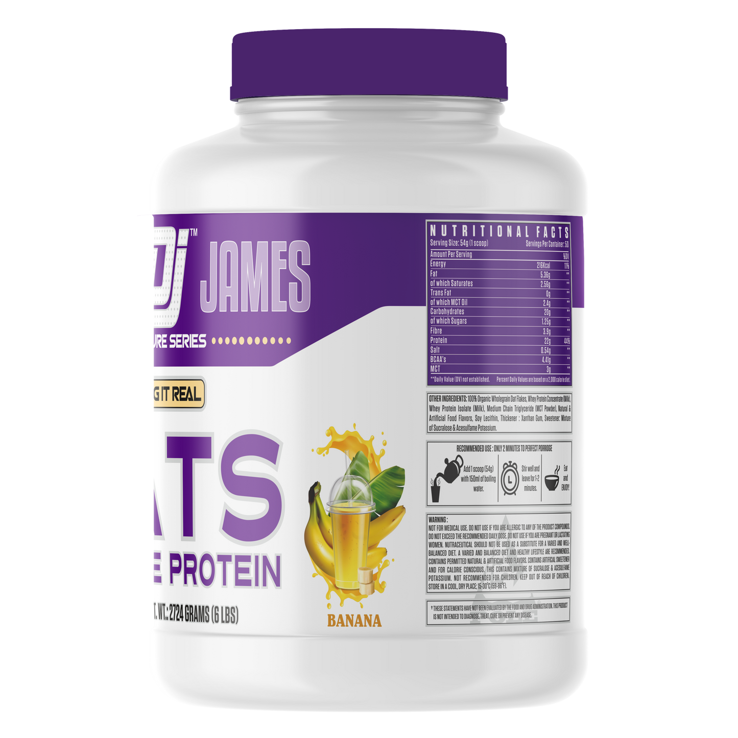 Dennis James Oats Advance Protein