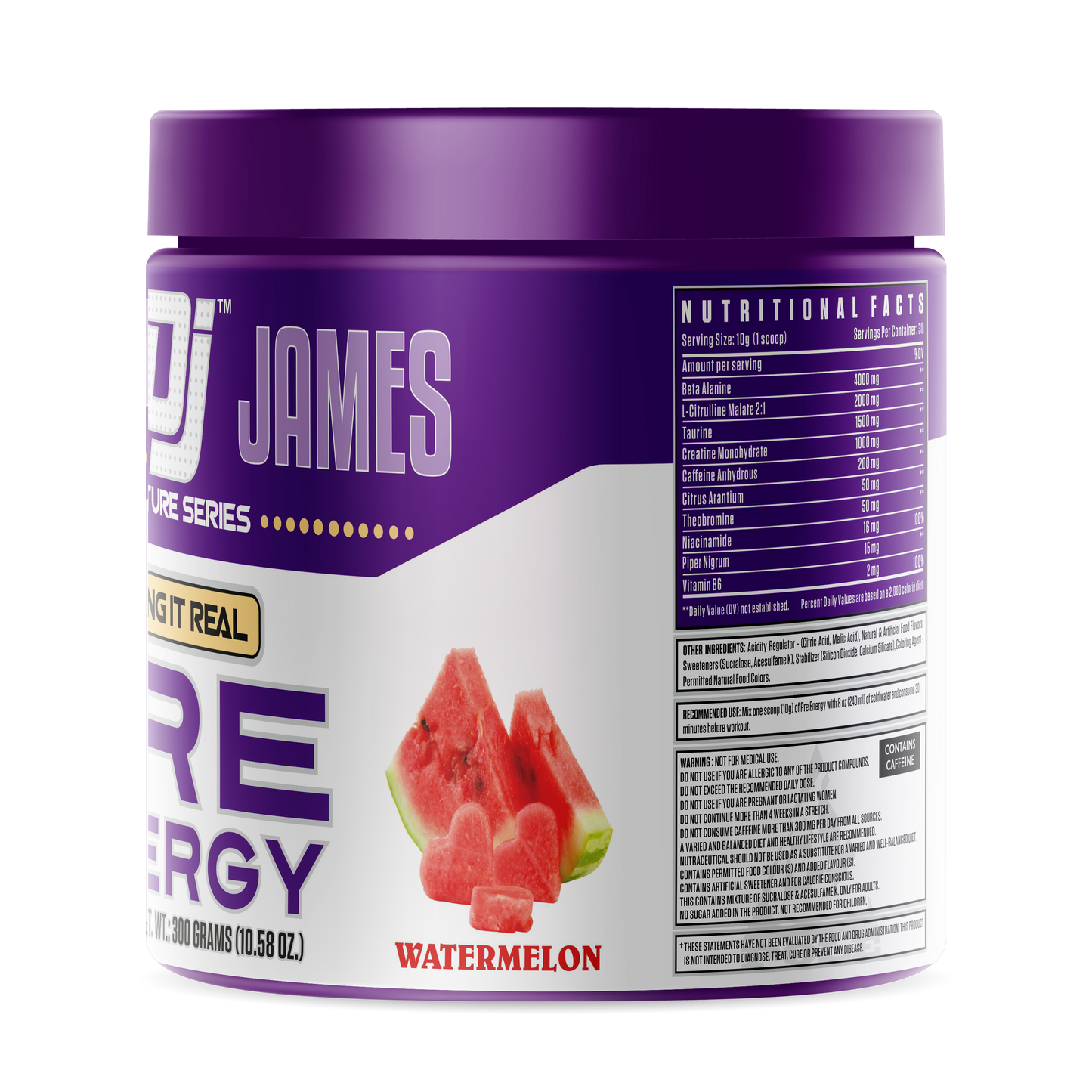 Dennis James Signature Series Pre Energy Pre Workout - Watermelon