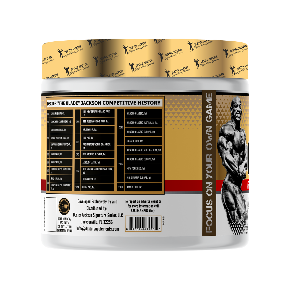 Dexter Jackson Gold Signature Series Carbo Plus 2 LBS DEXTER JACKSON