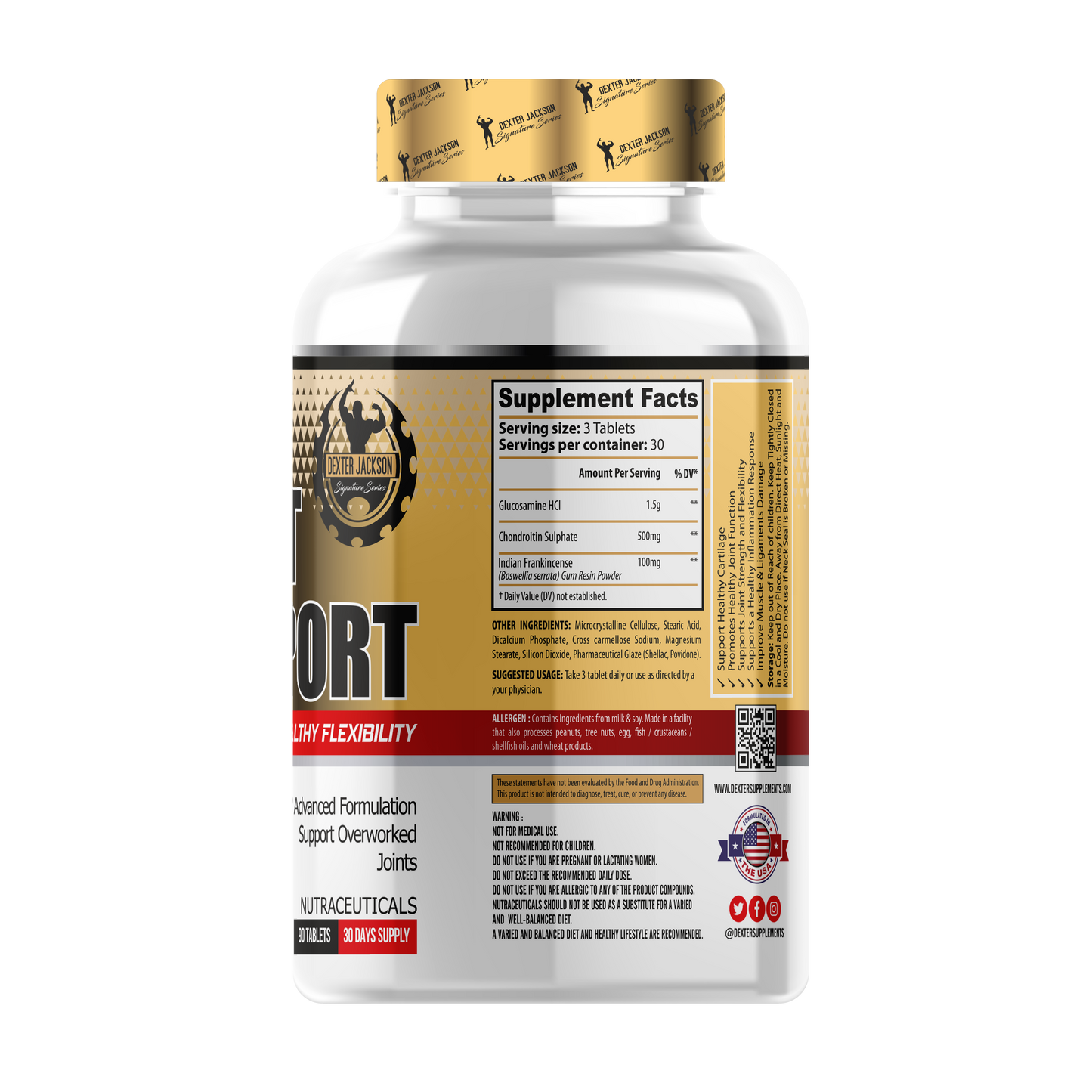 Dexter Jackson Gold Signature Series Joint Support 90 TABLETS