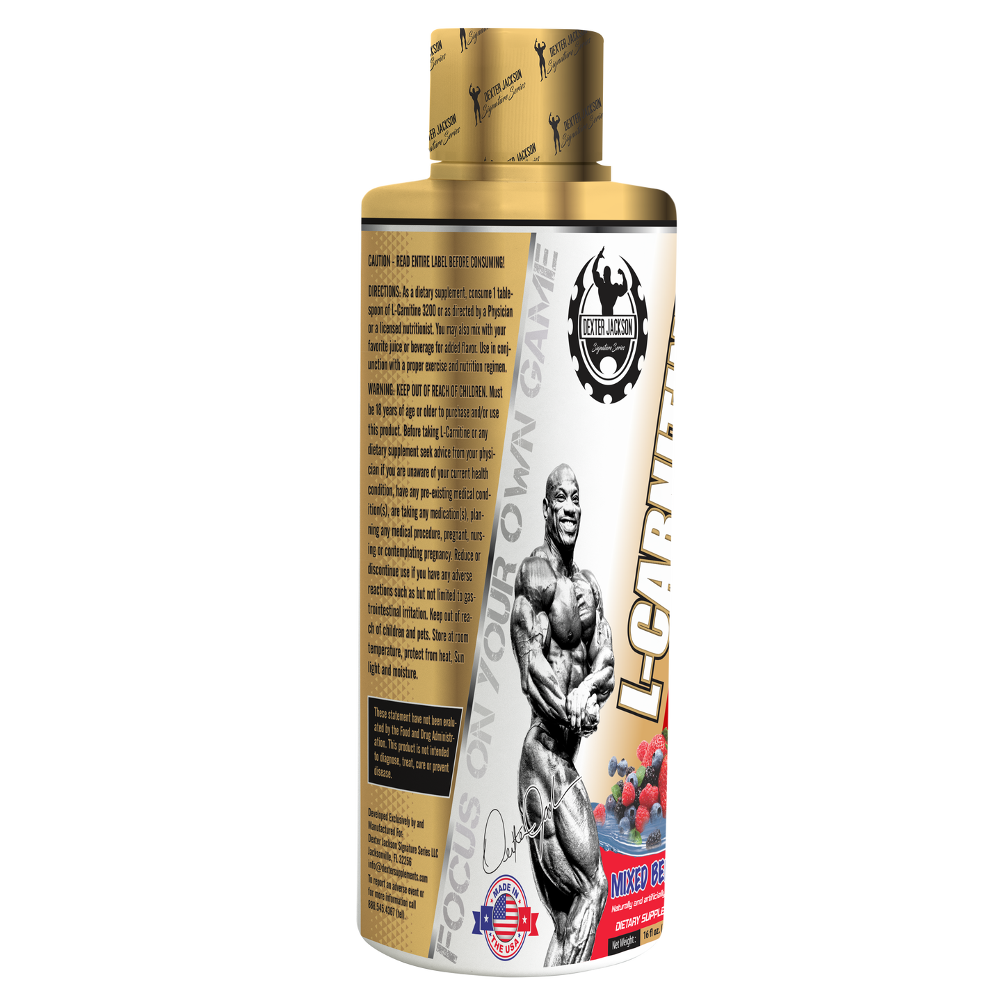 Dexter Jackson Gold Signature Series L-Carnitine Liquid - Mixed Berry