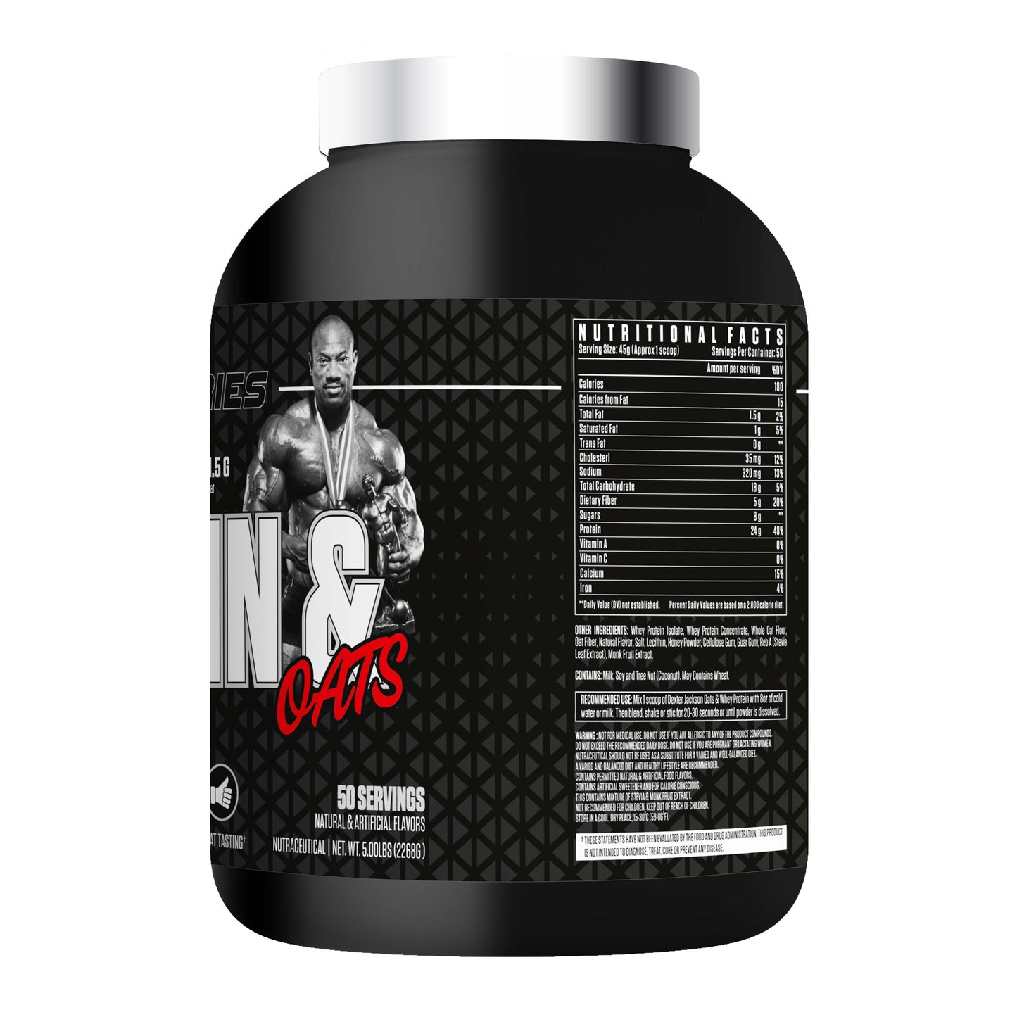 Dexter Jackson Black Signature Series Protein & Oats - Saffron Pistachio Milkshake