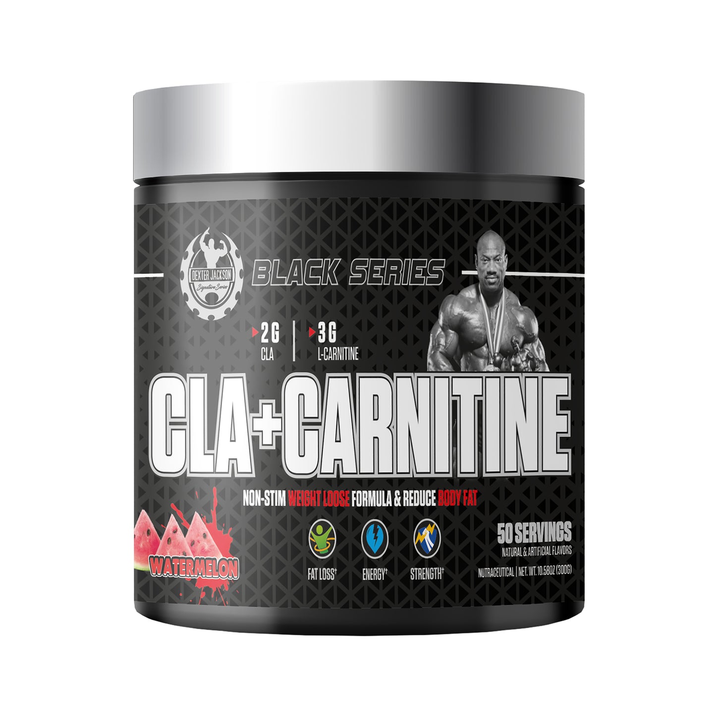 Dexter Jackson Black Signature Series CLA + Carnitine Weight Loose Formula & Reduce Body Fat 300g | 50 servings