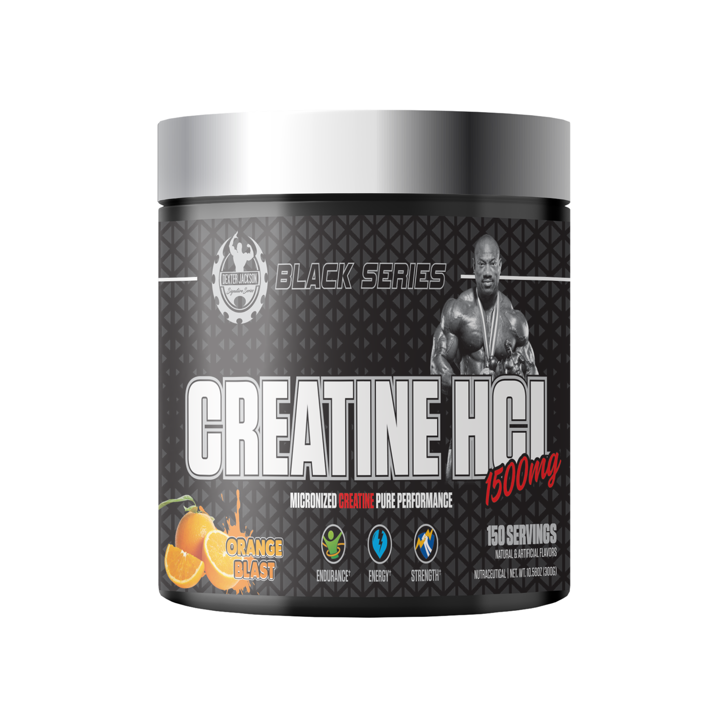 Dexter Jackson Black Signature Series Micronized Creatine HCL 1500 Mg | 150 servings