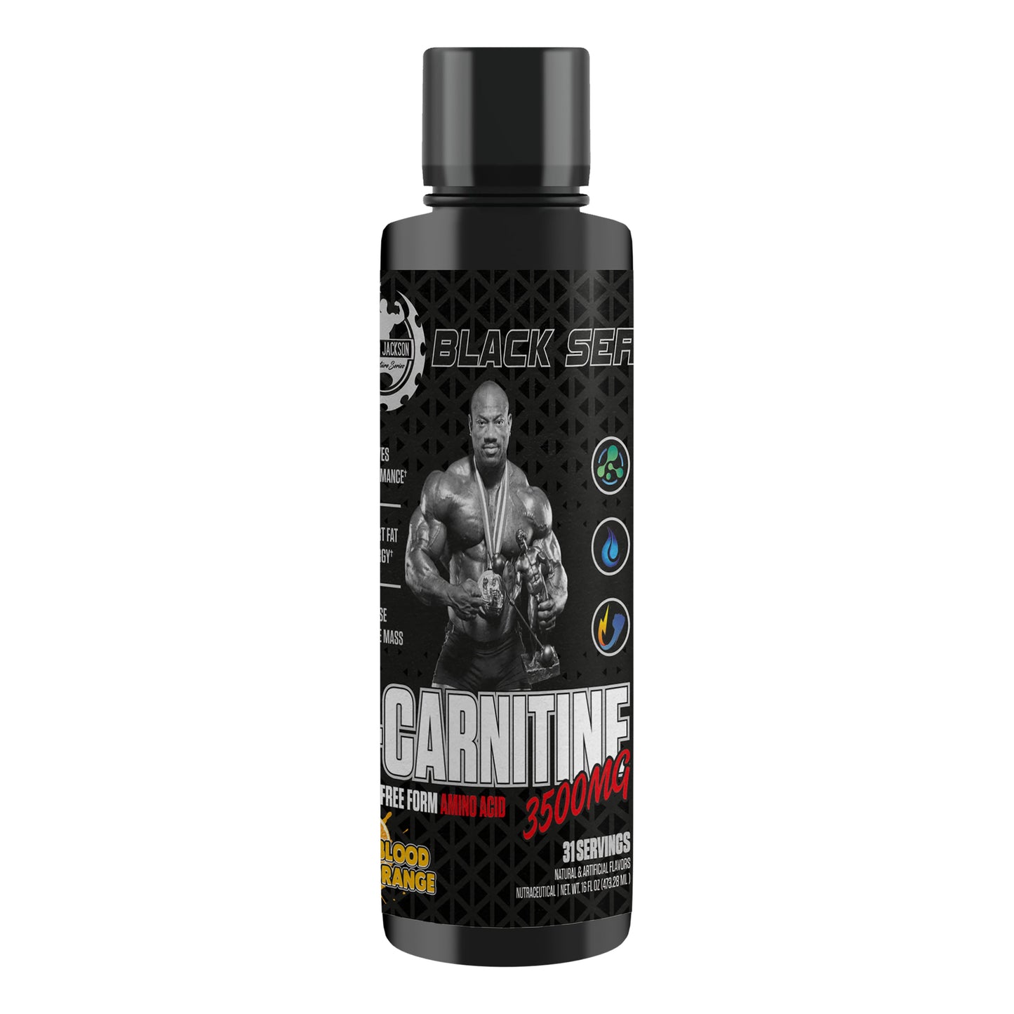 Dexter Jackson Black Signature Series L-Carnitine Liquid 3500mg | 31 Servings DEXTER JACKSON