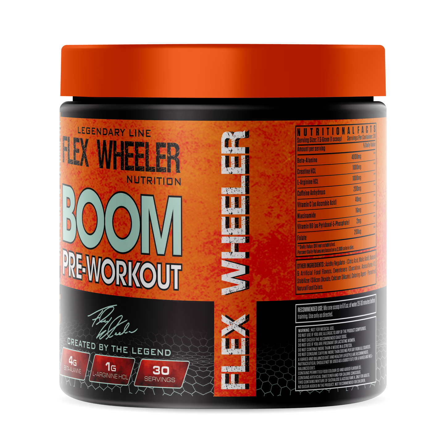 Flex Wheeler Advance Pre Workout 60 Serving Tropical Orange