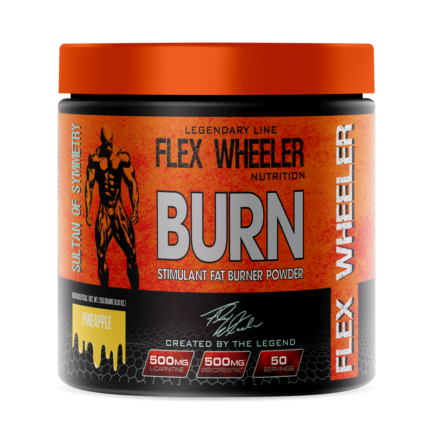 Flex Wheeler Burn Stimulant Fat Burner Powder 250g | 50 Servings My Store