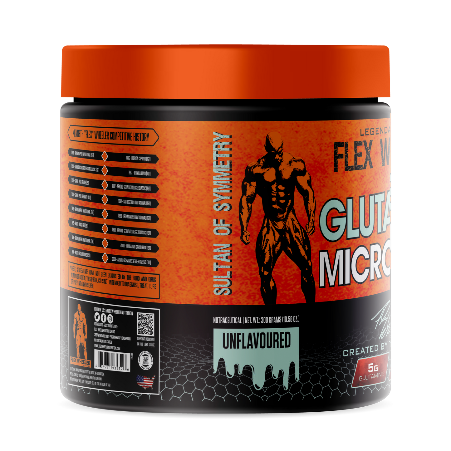 Flex Wheeler Glutamine Micronized 300g | 60 Servings Flex Wheeler