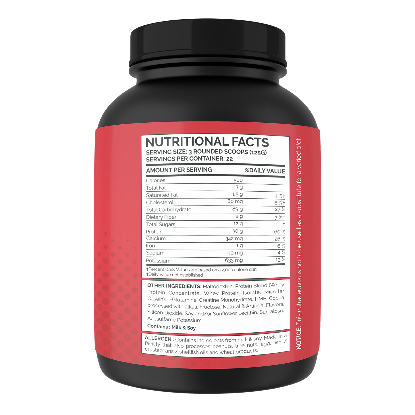 Hunter Pharma Lean Mass Gainer 6 LBS HUNTER PHARMA