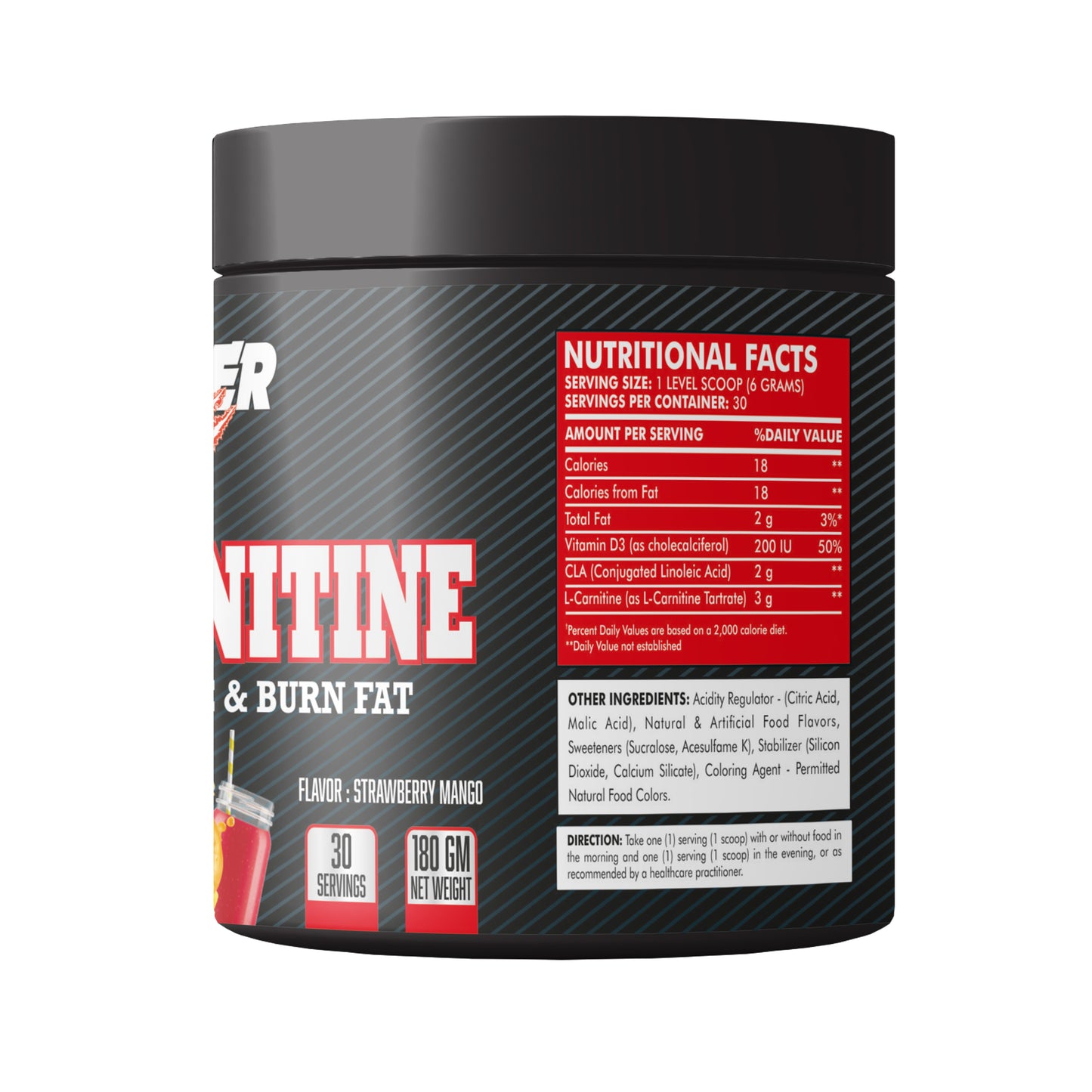 MONSTER LABS CLA+CARNITINE Strawberry Mango