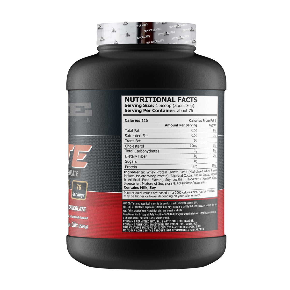 Pole Nutrition Isolate Whey Protein (Goumet Chocolate)