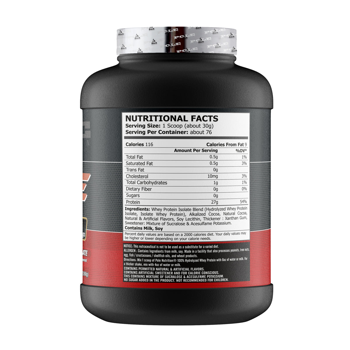 Pole Nutrition Isolate Whey Protein (Rich Chocolate)