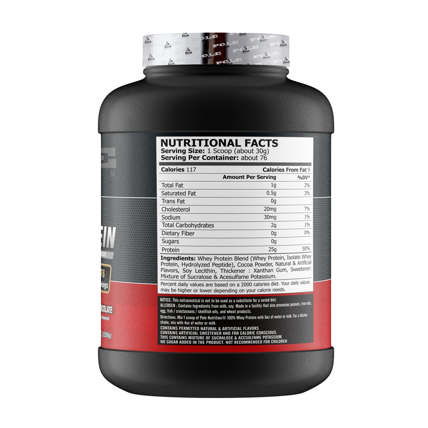 Pole Nutrition Whey Protein Powder 5 LBS