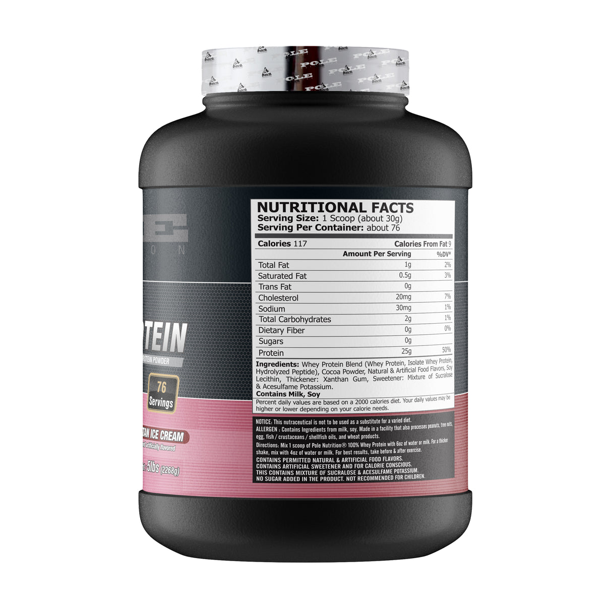 Pole Nutrition Whey Protein 5Lbs (Neapolian)