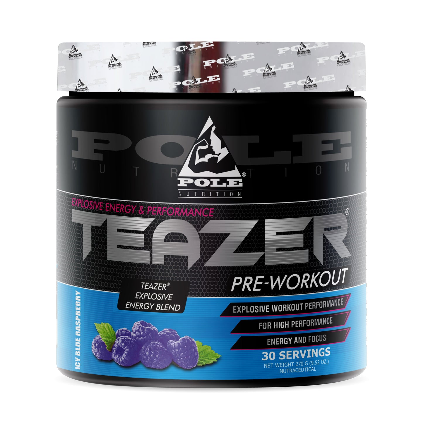 Pole Nutrition Teazer Pre Workout 270g | 30 Servings Pole Nutrition