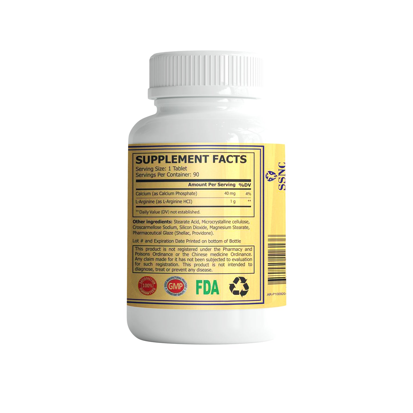 Sunline Alaska L-Arginine 1000 mg, 90 Capsules