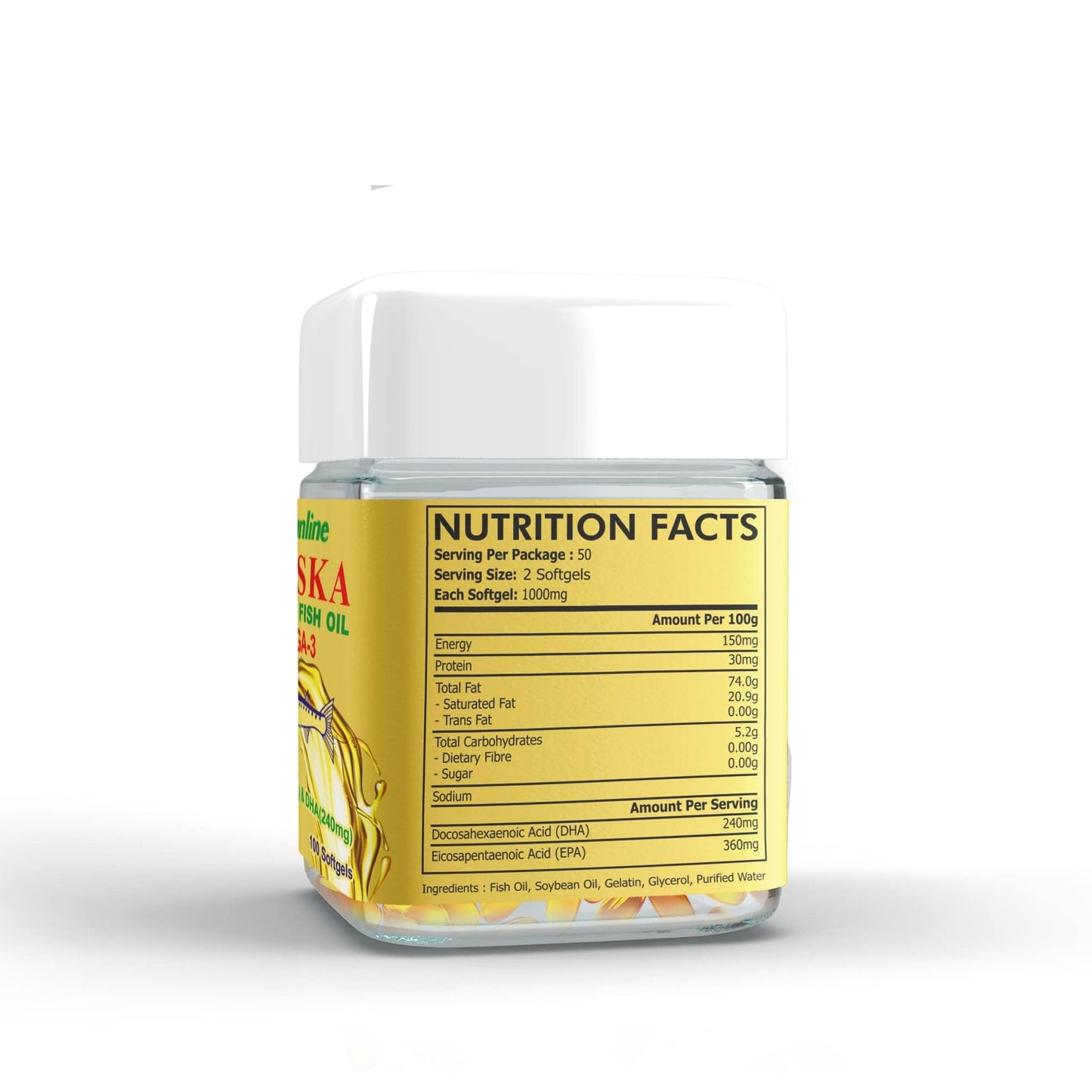 Sunline Alaska Omega-3 | 100 Softgels Sunline Alaska