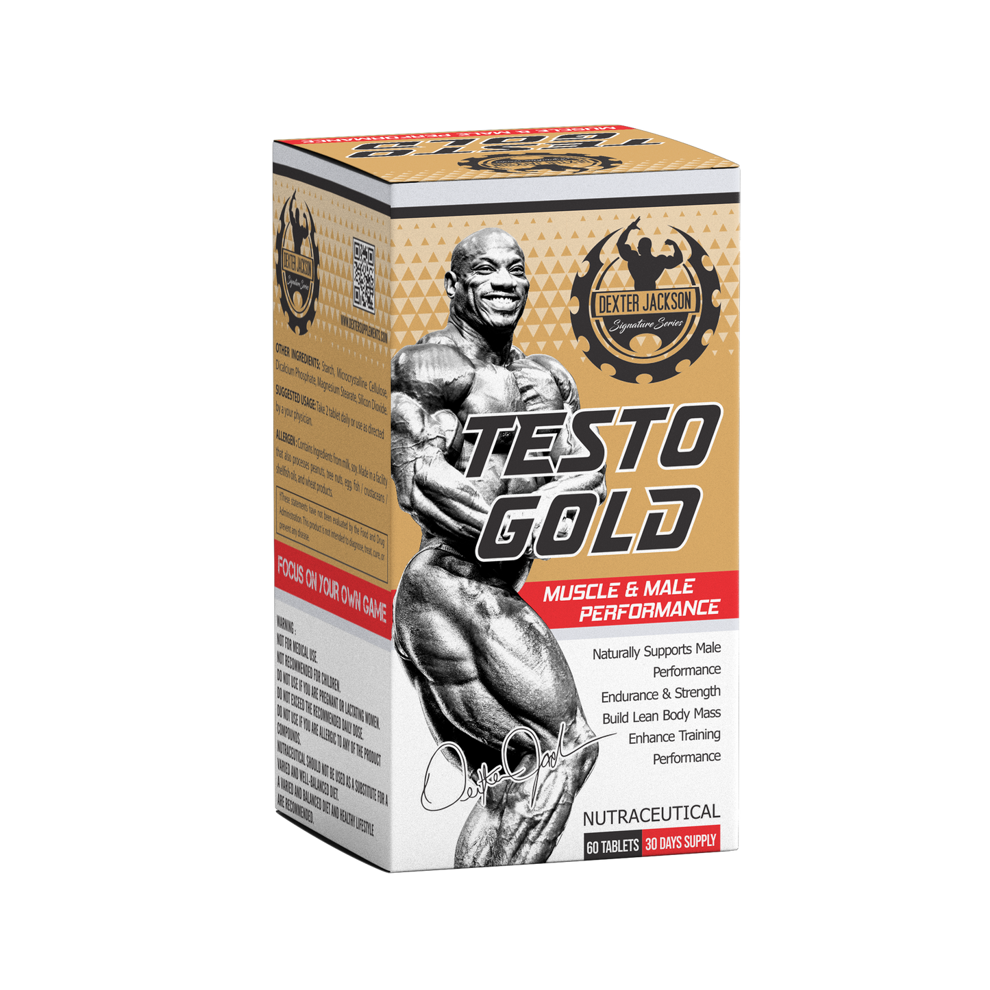 Dexter Jackson Gold Signature Series Testo Gold | 60 Tablets