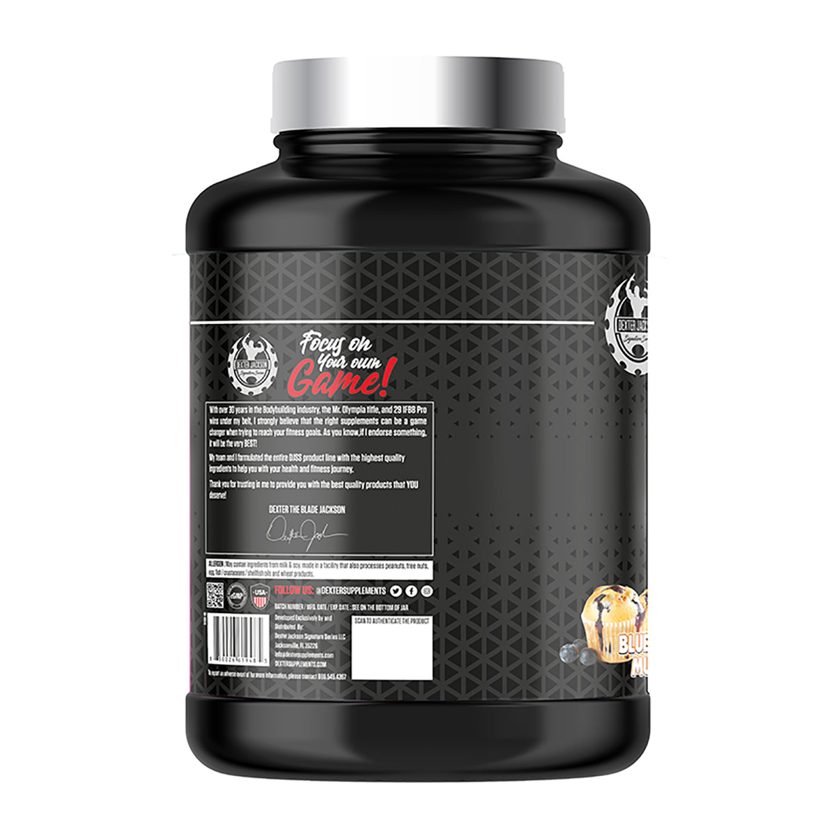 Dexter Jackson Black Series Whey 5 Lbs (Blueberry Muffine)