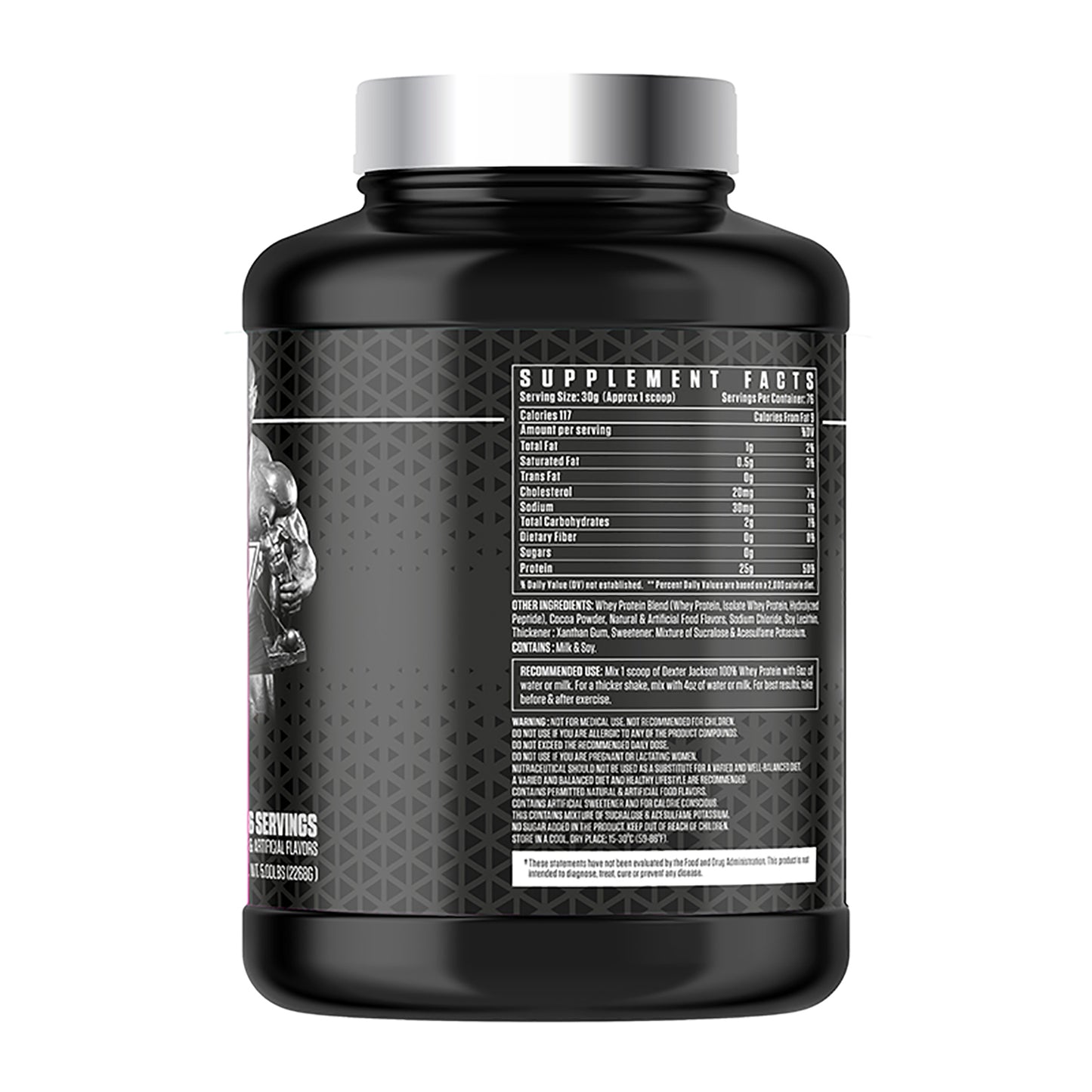 DEXTER JACKSON BLACK SIGNATURE SERIES WHEY PROTEIN POWDER