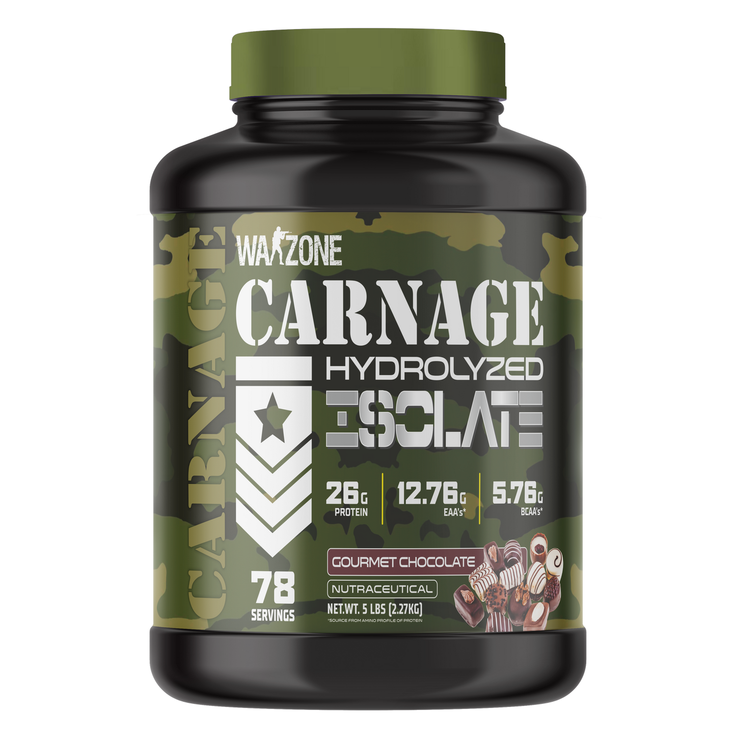 Warzone Isolate Gourmet Chocolate WARZONE