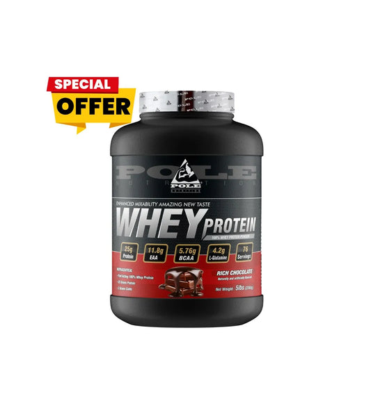 Pole Nutrition Nitro Verge Whey Protein, 5Lbs (Rich Chocolate)