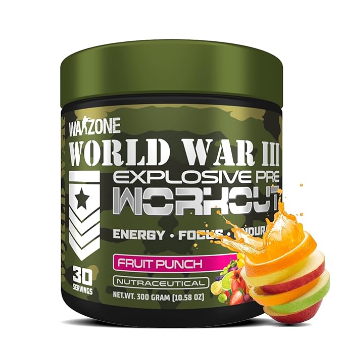 WarZone PRE WORKOUT (30 Servings) FRUIT PUNCH