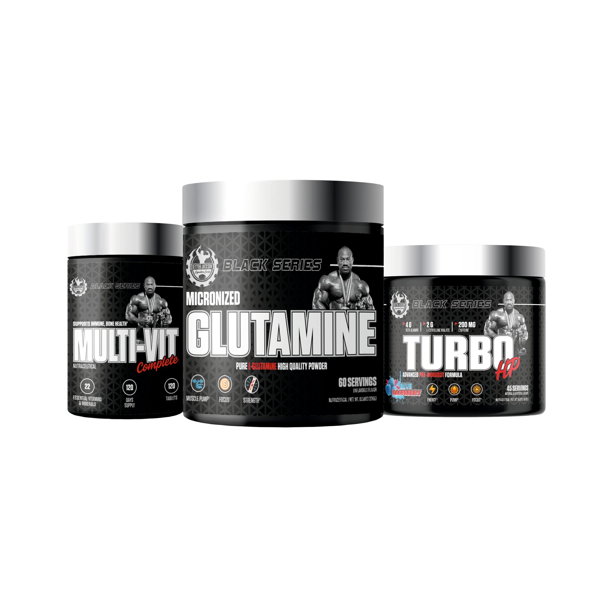 Dexter Jackson Creatine Monohydrate , Turbo HP & Multi-Vit Stack Ssnc Direct