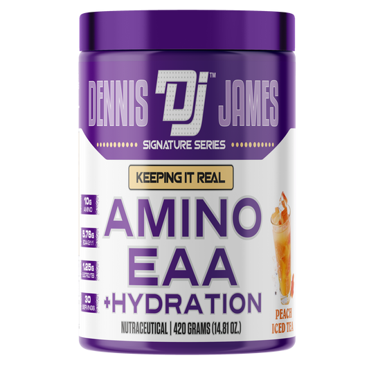 Dennis James Signature Series Amino EAA + Hydration - Peach Ice Tea