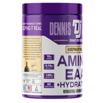 Dennis James Signature Series Amino EAA + Hydration - Peach Ice Tea