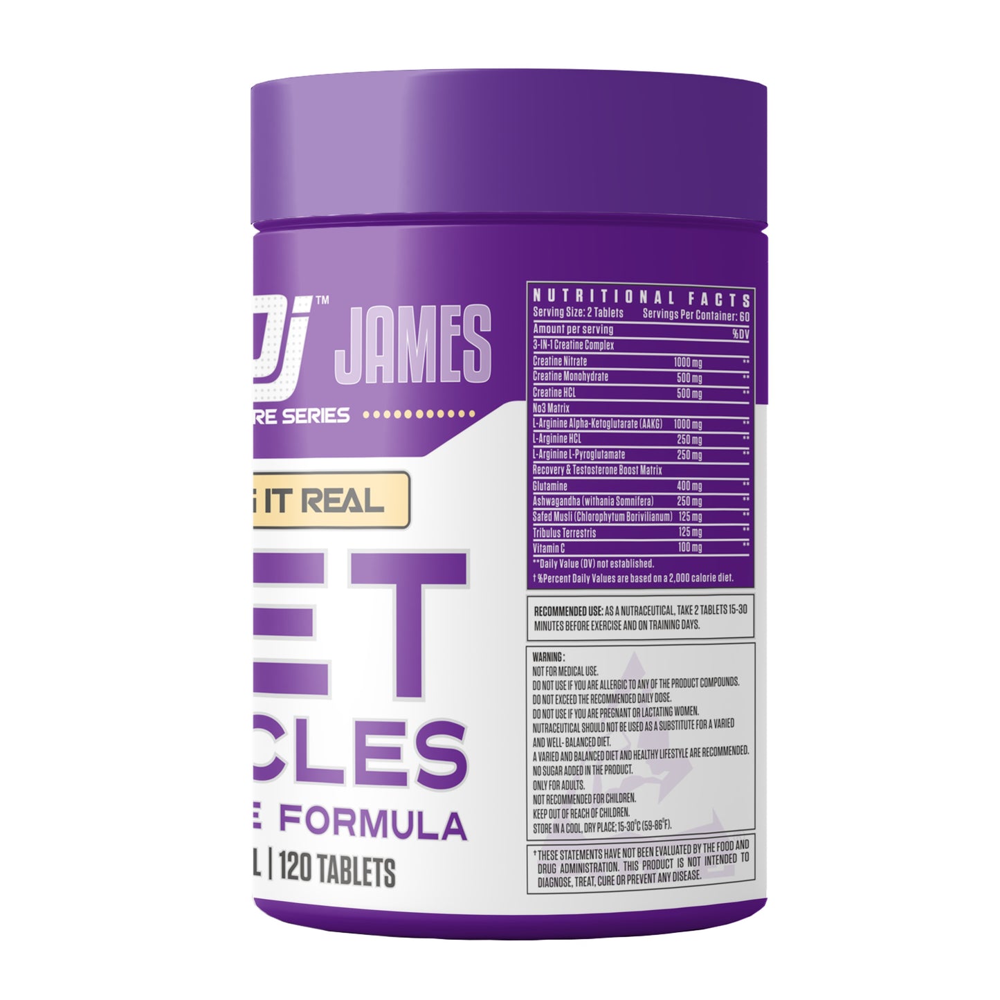 Dennis James Signature Series Get Muscle | 120 Tablets