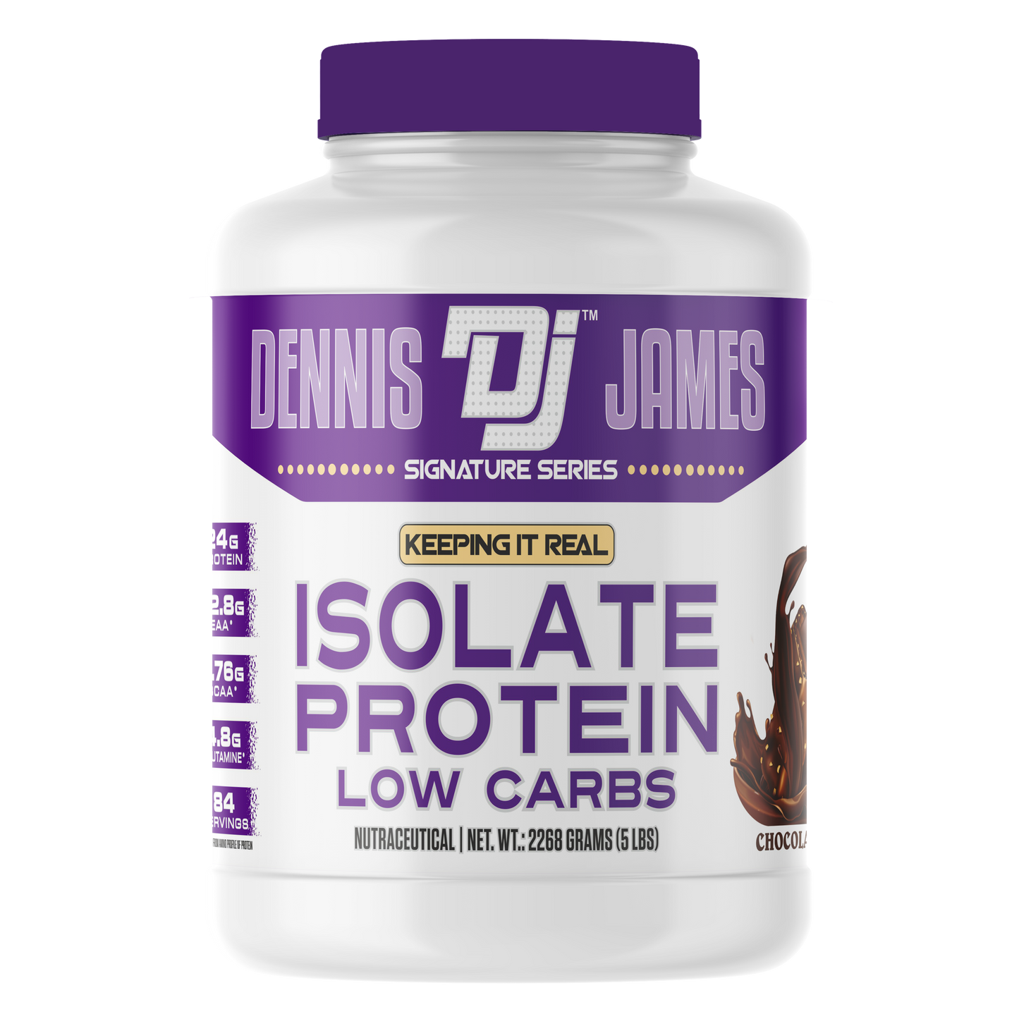 Dennis James Signature Series Isolate Protein 5 lbs Dennis James