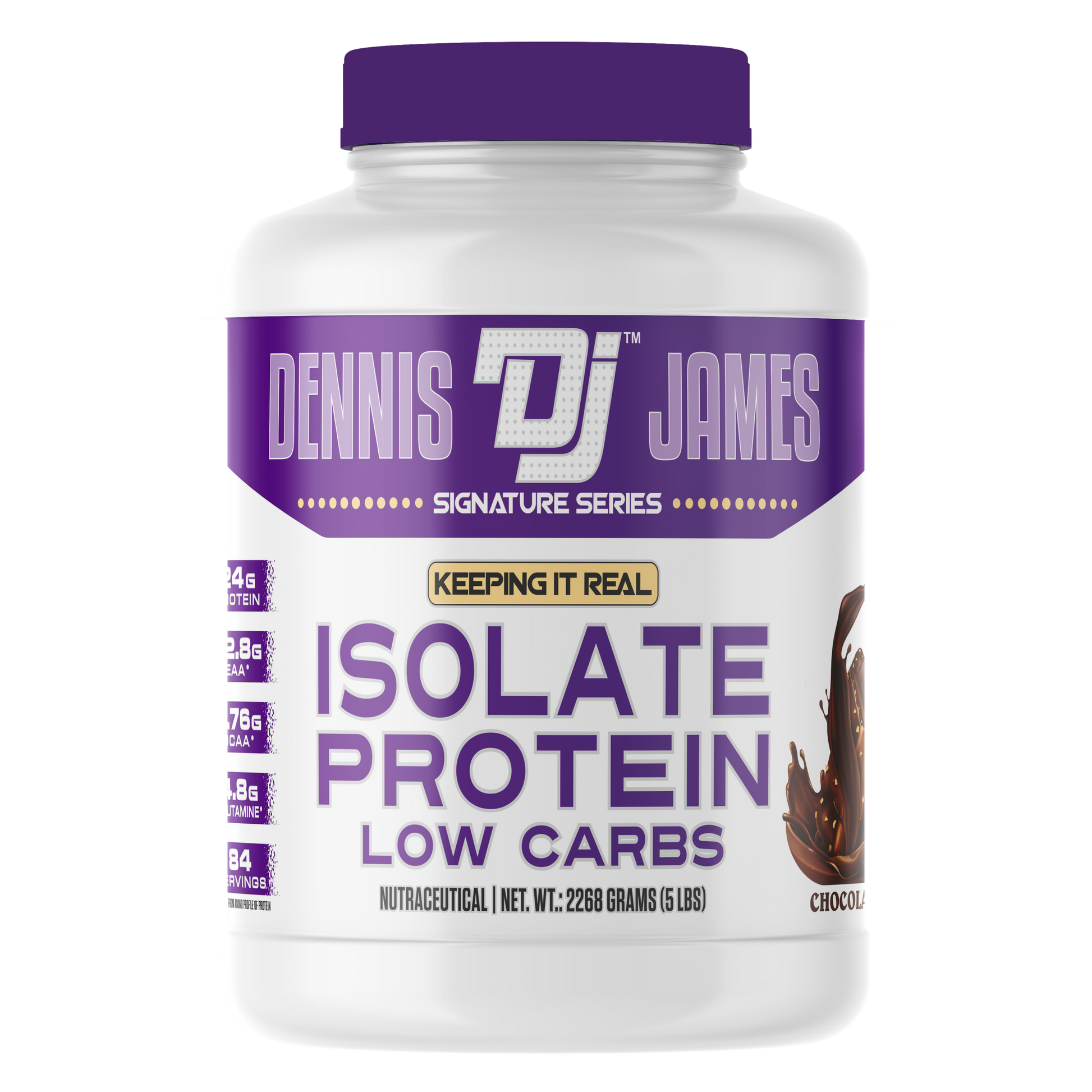 Dennis James Signature Series Isolate Protein 5 lbs Dennis James
