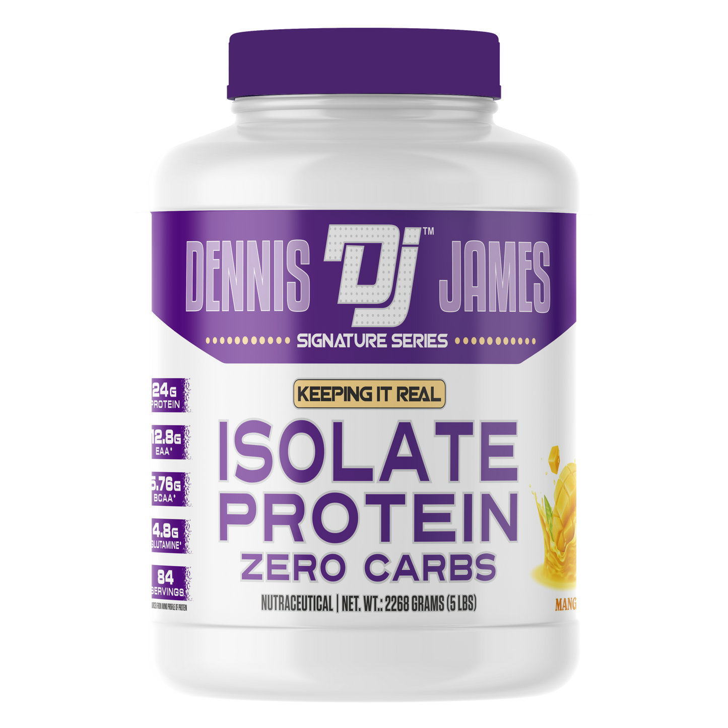 Dennis James Signature Series Isolate Protein 5 lbs Dennis James