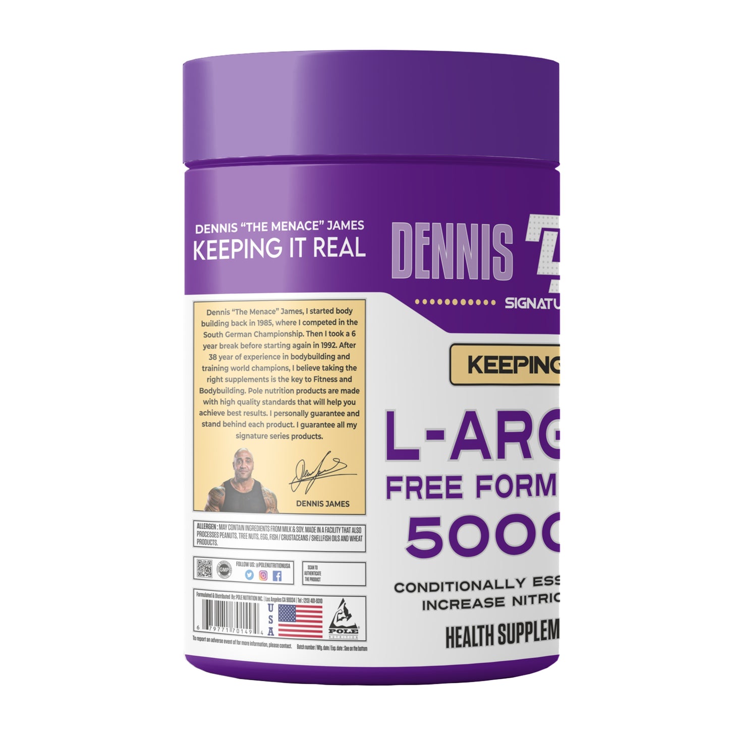 Dennis James L-arginine 5000 Mg
