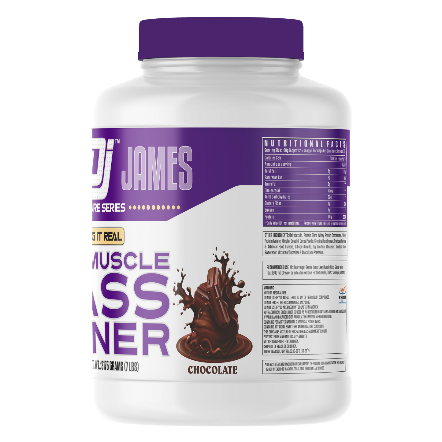 Dennis James Lean Mass 7 Lbs