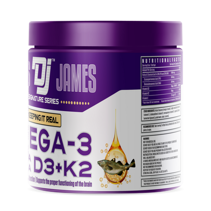Dennis James Omega-3 D3+k2 -180 Soft Gels