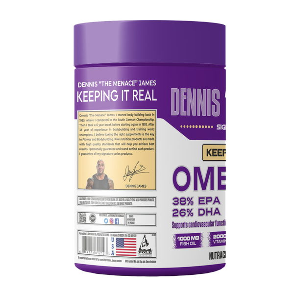 Dennis James Omega-3 D3+k2 - 99 Soft Gels