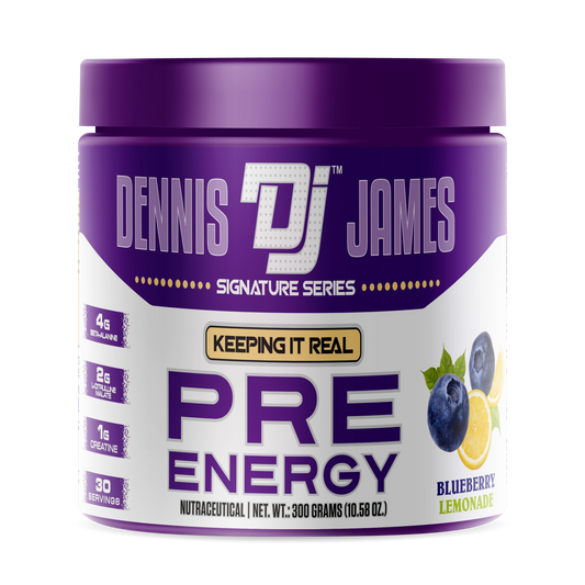 Dennis James Signature Series Pre Energy Pre Workout - Blueberry Lemonade
