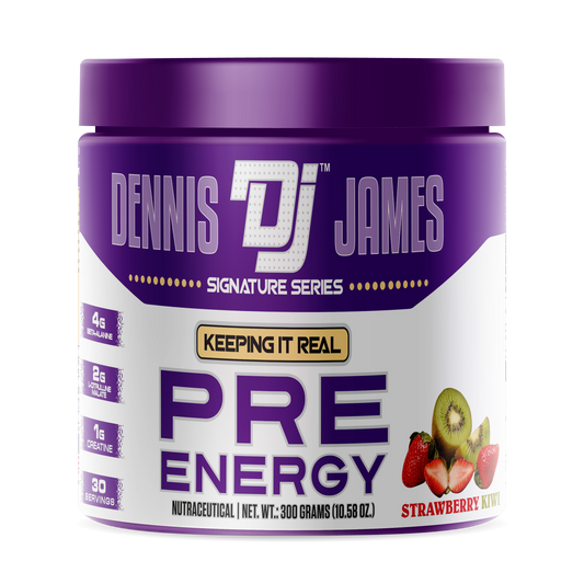 Dennis James Signature Series Pre Energy Pre Workout - Strawberry Kiwi