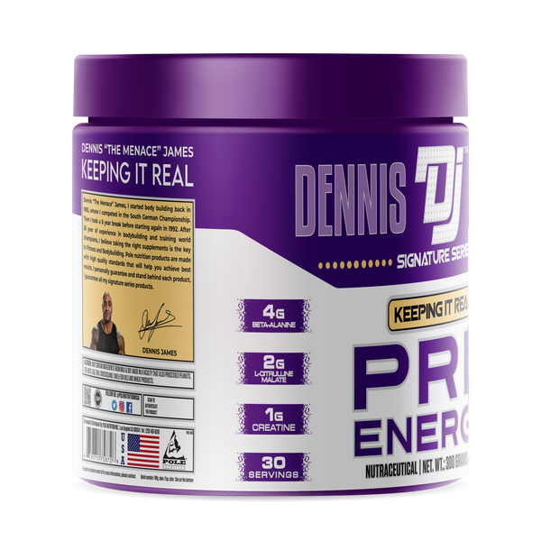 Dennis James Signature Series Pre Energy Pre Workout - Strawberry Kiwi