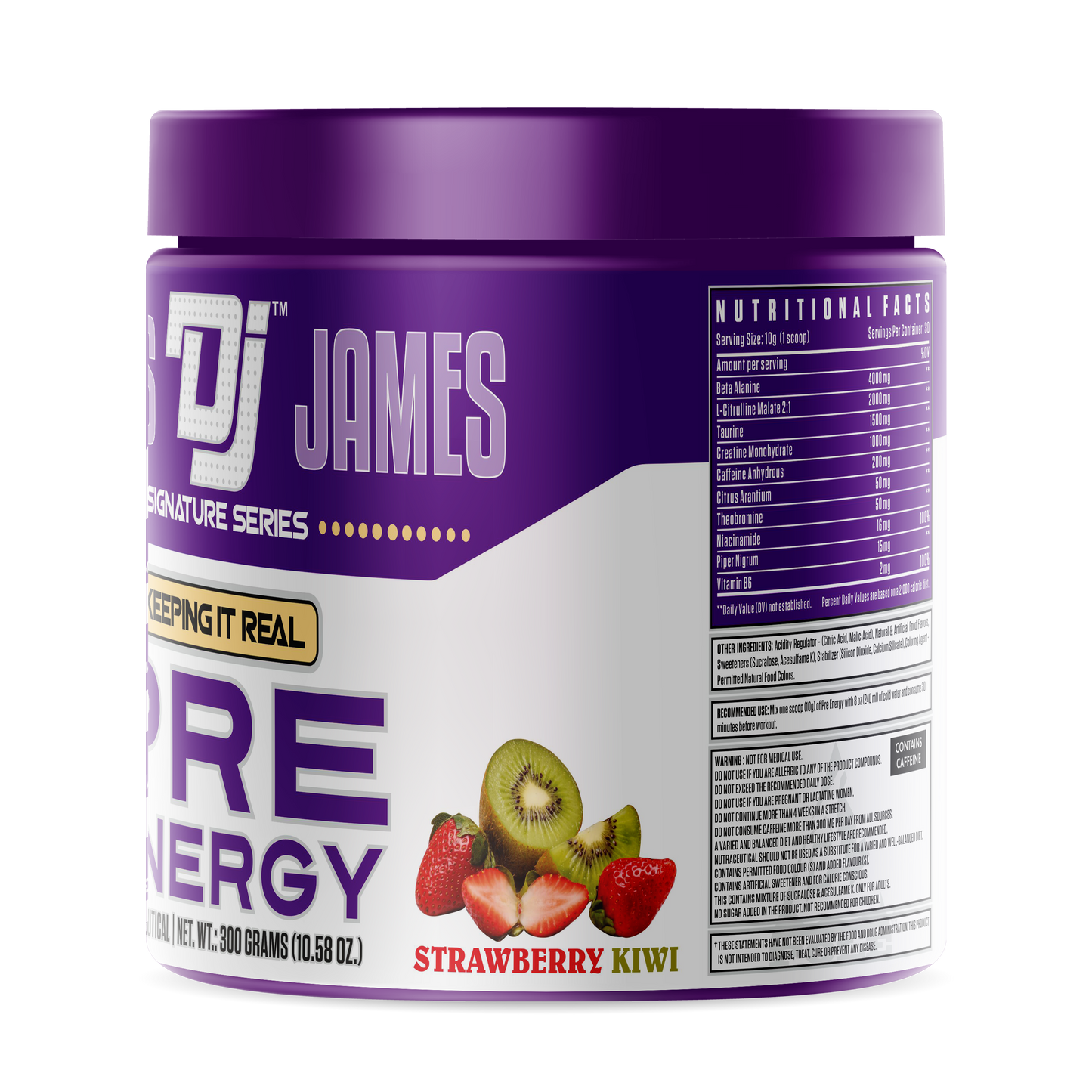 Dennis James Signature Series Pre Energy Pre Workout Dennis James