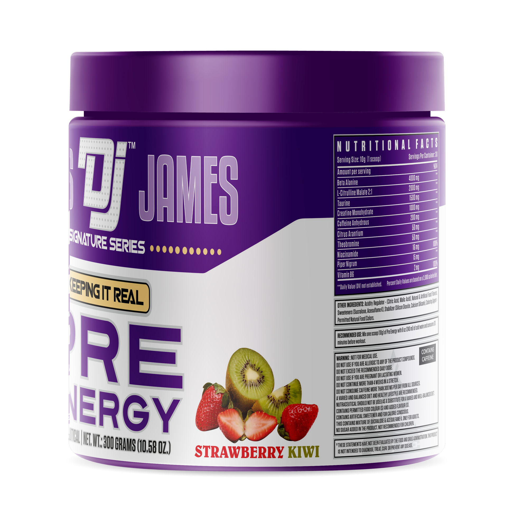 Dennis James Signature Series Pre Energy Pre Workout Dennis James
