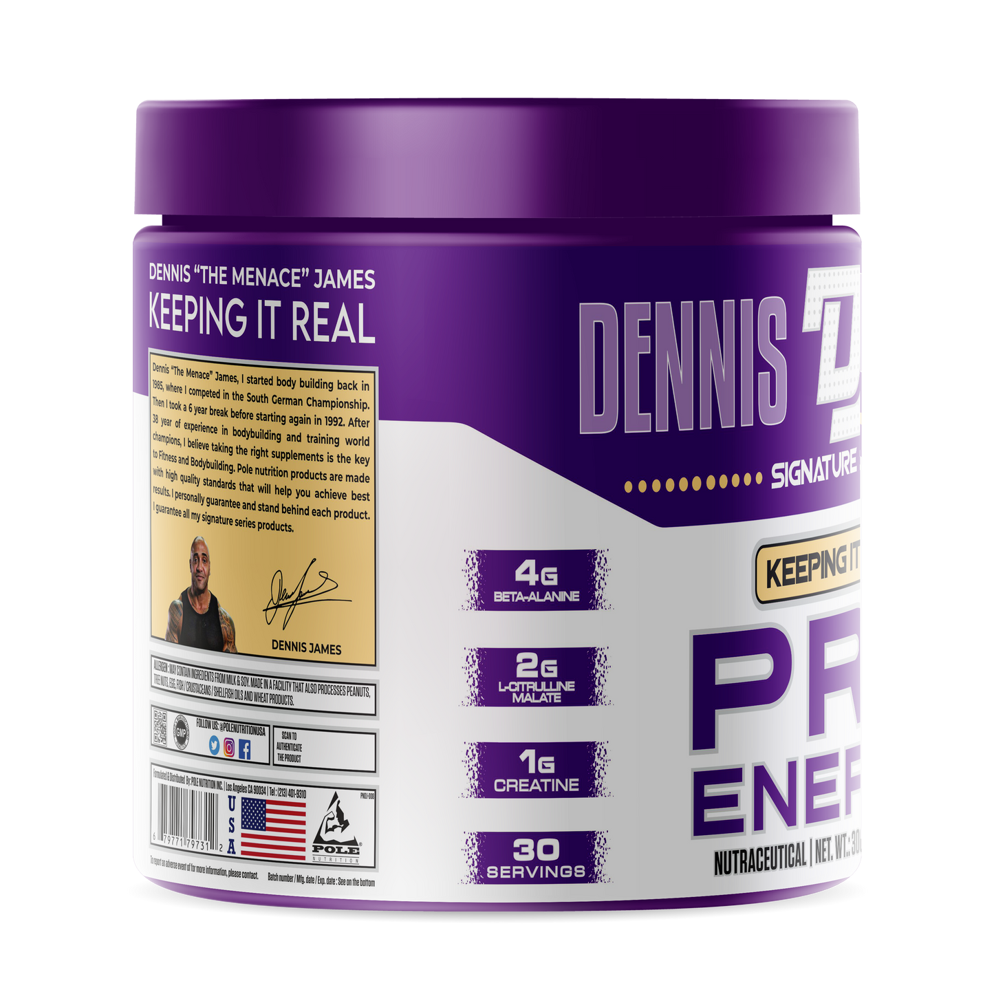 Dennis James Signature Series Pre Energy Pre Workout - Watermelon