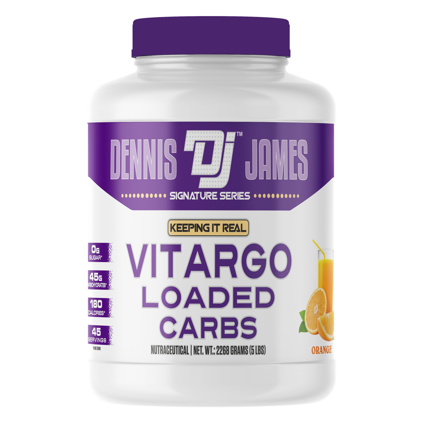 Dennis James Signature Series Vitargo Loaded Carbs - Orange