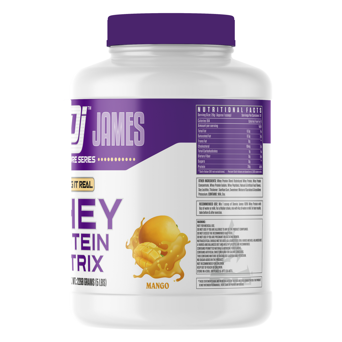 Dennis James Whey (Mango)