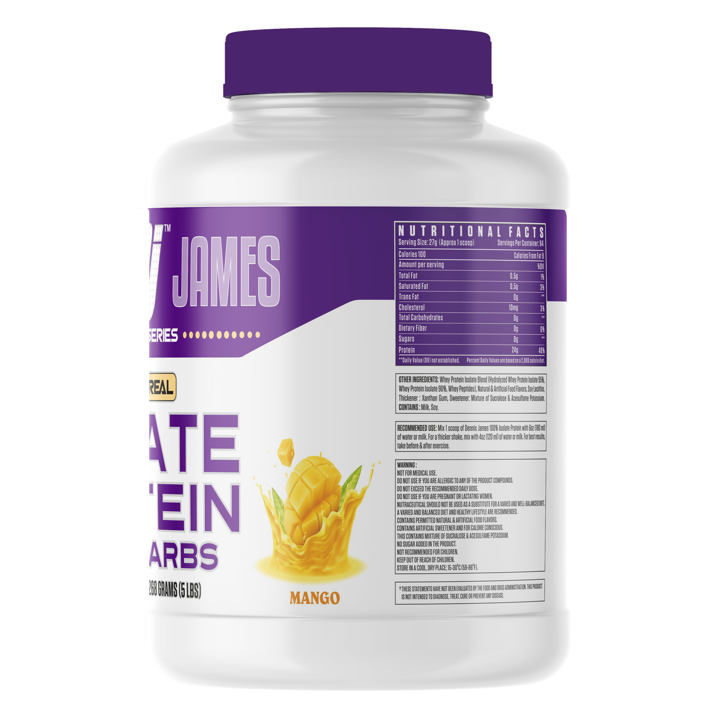 Dennis James Signature Series Isolate Protein 5 lbs Dennis James