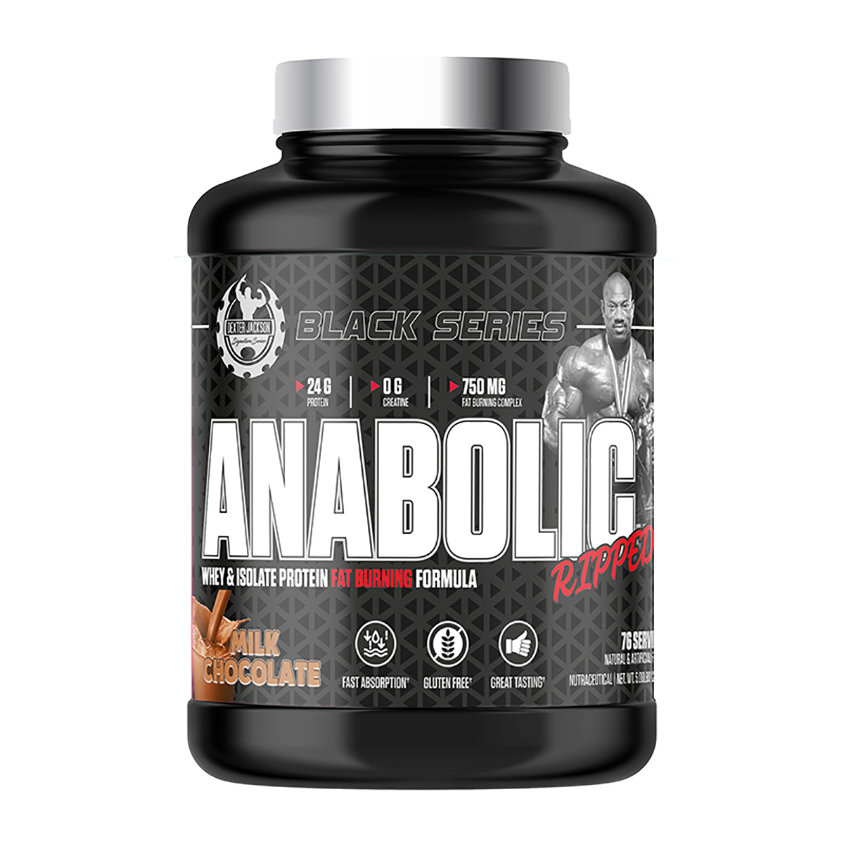 DEXTER JACKSON BLACK SIGNATURE SERIES ANABOLIC RIPPED WHEY