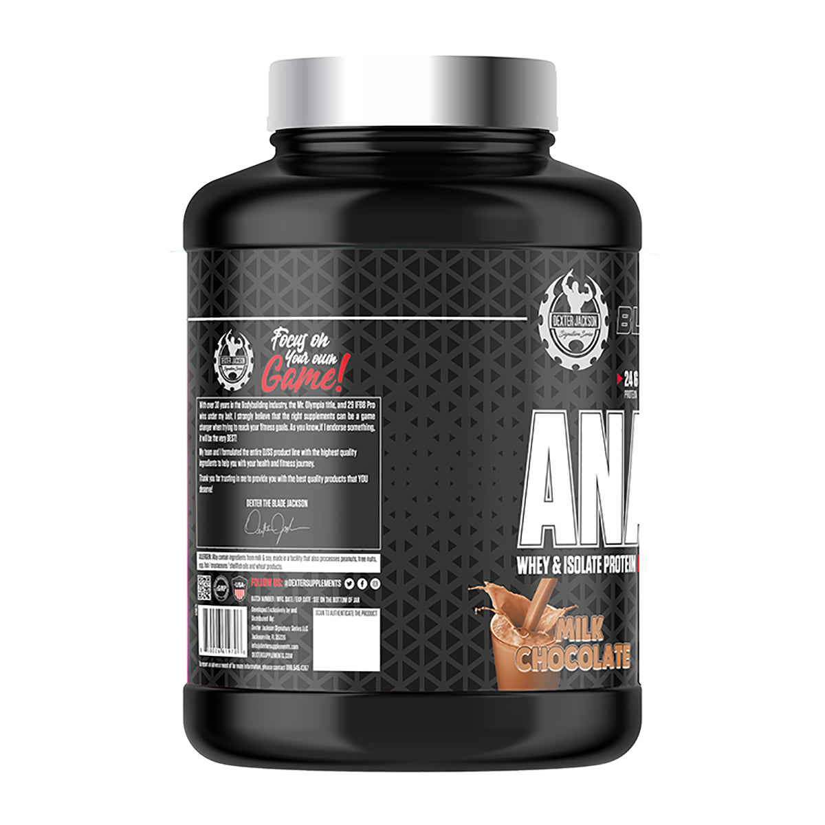 DEXTER JACKSON BLACK SIGNATURE SERIES ANABOLIC RIPPED WHEY